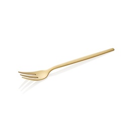 dessert fork ALEX GOLD | stainless steel mat | PVD-coated  L 160 mm product photo