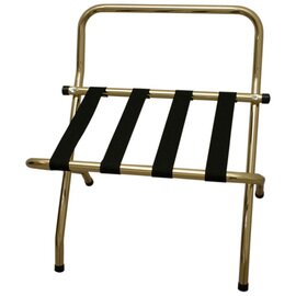 luggage rack black brass coloured | 610 mm  x 570 mm | wall spacer product photo