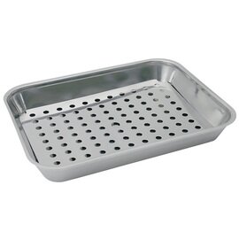 Meat pan / grill pan, with perforated insert, 50 x 35 x 5.5 cm, (also for defrosting) product photo