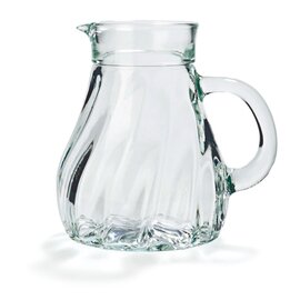 carafe glass with relief calibration marks 1 ltr H 165 mm product photo
