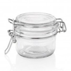 clip lock glass jar 150 ml Ø 80 mm H 65 mm product photo