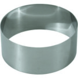 ice cream cake ring stainless steel round Ø 180 mm  H 60 mm product photo