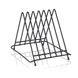 cutting board rack black 6 compartments L 345 mm x 265 mm H 275 mm product photo