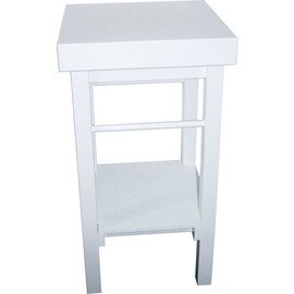 chopping block HDPE | 450 mm  x 450 mm  H 860 mm | board thickness 80 mm product photo