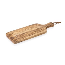 serving board PURE OLIVE with handle olive wood | 300 mm x 150 mm H 20 mm product photo