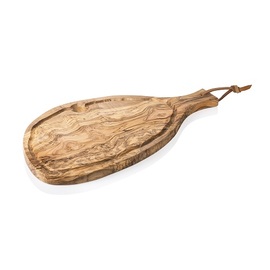 serving board PURE OLIVE with handle olive wood | 500 mm x 230 mm H 20 mm product photo