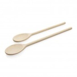 cooking spoon wood oval  L 350 mm product photo
