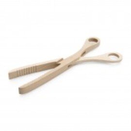 salad tongs wood  L 240 mm product photo