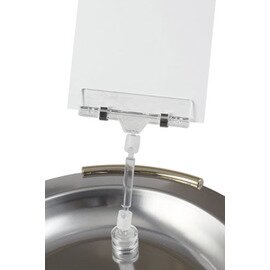 sign holder magnetic 80 mm H 165 mm product photo