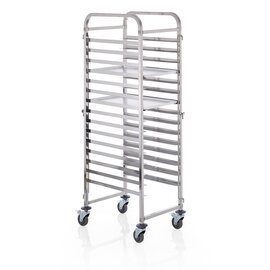 shelved trolley baker's standard  | suitable for 15 trays product photo