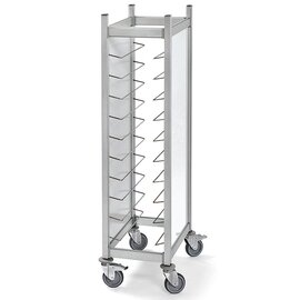 tray trolley black with sidewalls  | 530 x 325 mm  H 1680 mm product photo