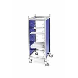 tray trolley black with sidewalls  | 530 x 325 mm  H 1680 mm product photo