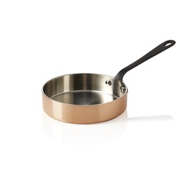 mini serving pan 3PLY | stainless steel | copper | 0.25 ltr  Ø 120 mm H 30 mm | long handle product photo