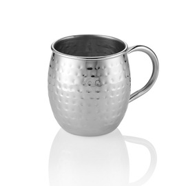 moscow mule mug stainless steel silver | 450 ml Ø 85 mm H 100 mm product photo