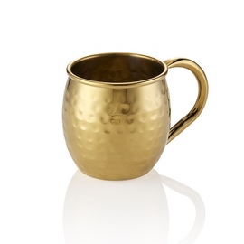 moscow mule mug stainless steel titanium gold | 450 ml Ø 85 mm H 100 mm product photo