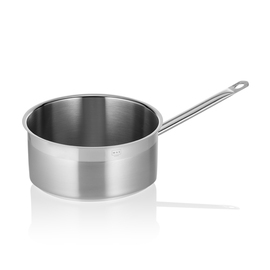 Saucepan low stainless steel 4.5 ltr Ø 240 mm | base Ø 210 mm | suitable for induction product photo