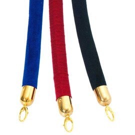 connecting rope  | webbing colour bordeaux  | golden coloured  Ø 38 mm  L 2 m product photo