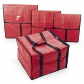insulated bag red  • insulated  | 460 mm  x 460 mm  H 110 mm product photo