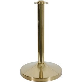 barrier post RING stainless steel golden coloured  Ø 0.32 m  H 0.55 m | ring-shaped pole head product photo