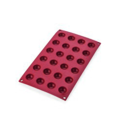 baking mould  • half-sphere | 24-cavity | mould size Ø 30 x 15 mm  L 300 mm  B 175 mm product photo