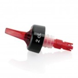 portioner • 2 cl • red • black product photo