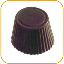 chocolate mould  • round  • ice cream candy | 21-cavity | mould size 24 x 16 x H 16 mm  L 275 mm  B 135 mm product photo