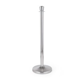 barrier post stainless steel  Ø 0.32 m  H 1.0 m | cylindrical pole head product photo