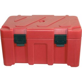 GN thermal transport container red  | 600 mm  x 400 mm  H 250 mm product photo