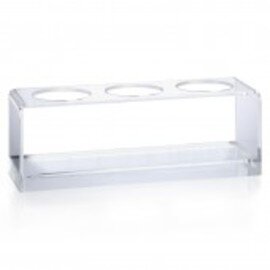 squeeze bottle rack acrylic suitable for 3 bottles | 290 mm  x 90 mm  H 90 mm product photo