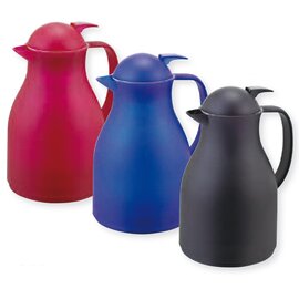 CLEARANCE | vacuum jug 1 ltr blue glass insert screw cap  H 250 mm product photo