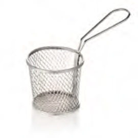 serving frying basket stainless steel Ø 95 mm H 85 mm product photo