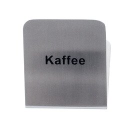 buffet sign • coffee • stainless steel L 50 mm x 55 mm H 50 mm product photo