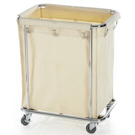laundry cart chromed | 650 mm  x 450 mm  H 840 mm product photo