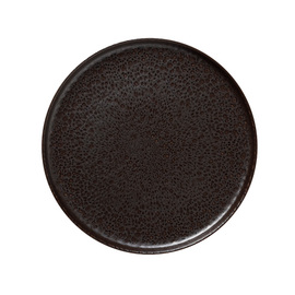 plate flat ONE METALLIC BROWN stoneware Ø 330 mm product photo