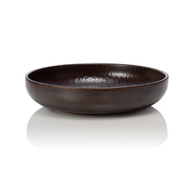 bowl ONE METALLIC BROWN | stoneware 0.75 l Ø 220 mm H 50 mm product photo