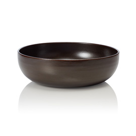 bowl ONE METALLIC BROWN | stoneware 2 ltr Ø 260 mm H 85 mm product photo