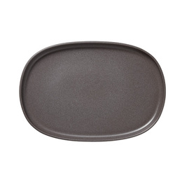 platter ONE STONE GREY stoneware 330 mm x 230 mm product photo