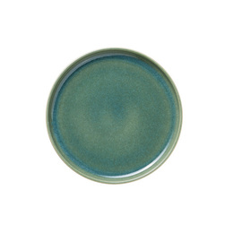 plate flat ONE MYRTLE GREEN stoneware Ø 220 mm product photo