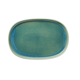 platter ONE MYRTLE GREEN stoneware 330 mm x 230 mm product photo