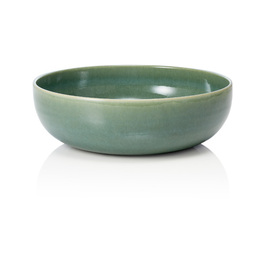 bowl ONE MYRTLE GREEN | stoneware Ø 260 mm H 85 mm product photo