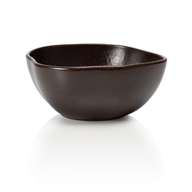 bowl ORGANIC METALLIC BROWN | stoneware 0.45 ltr Ø 160 mm H 70 mm product photo