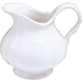 pouring jug BAVARIA porcelain white with relief 200 ml H 90 mm product photo