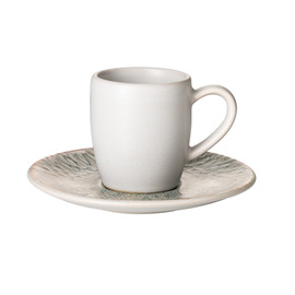 espresso cup with saucer COUPE IRIS stoneware 80 ml product photo