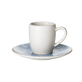 espresso cup with saucer COUPE ARCTIC stoneware 80 ml product photo