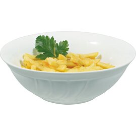 salad bowl ROSENGARTEN 900 ml porcelain white with relief  Ø 200 mm  H 70 mm product photo