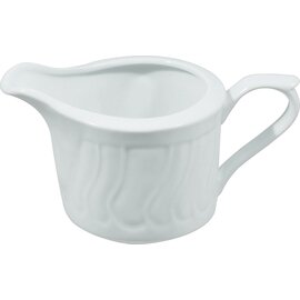pouring jug ROSENGARTEN porcelain white with relief 200 ml H 80 mm product photo