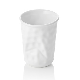 coffee mug porcelain white | 200 ml Ø 80 mm H 95 mm with relief product photo