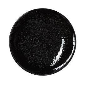 plate flat Ø 230 mm VIDA NIGHT porcelain black product photo