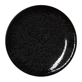 plate flat Ø 300 mm VIDA NIGHT porcelain black product photo