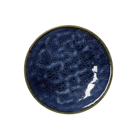 plate flat Ø 190 mm VIDA DARK OCEAN porcelain blue product photo